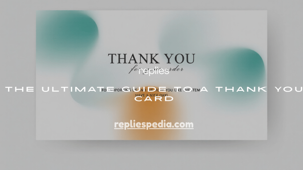 Thank You Card