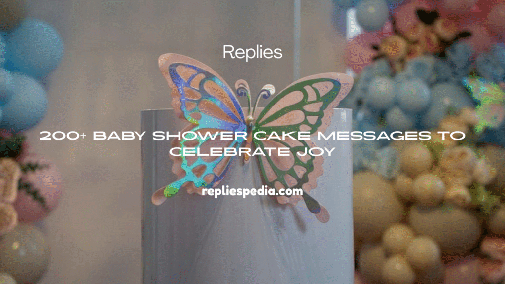 Baby Shower Cake Messages