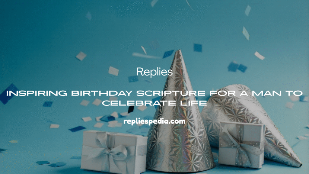 Birthday Scripture for a Man