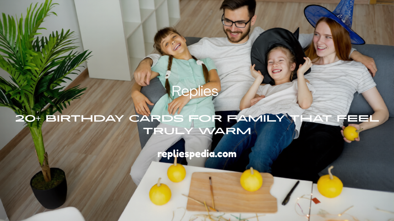 Birthday Cards For Family