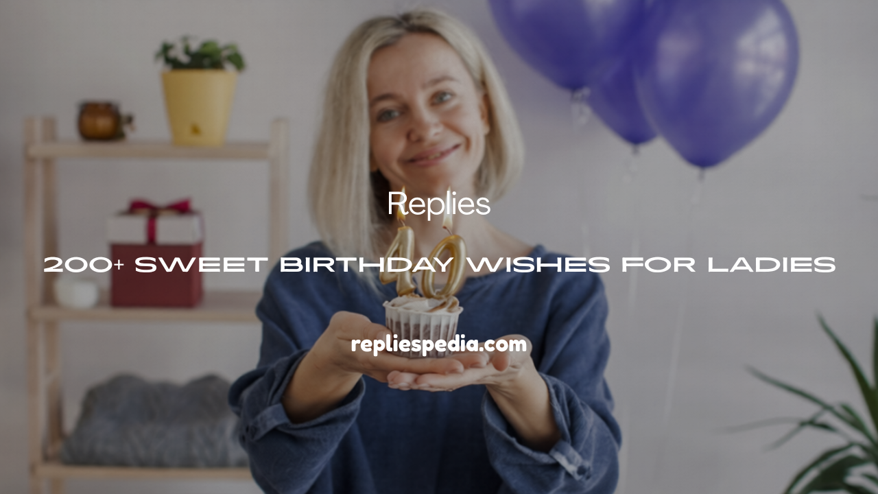 Birthday Wishes for Ladies