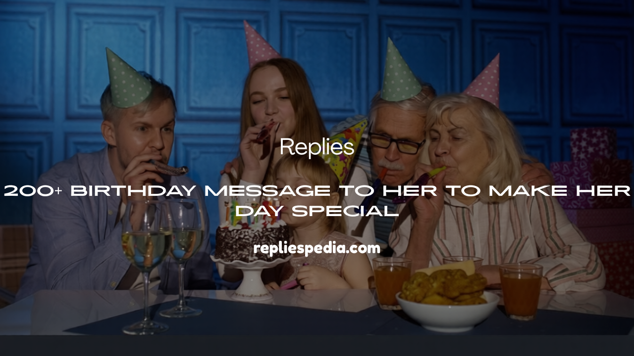 Birthday Message to Her