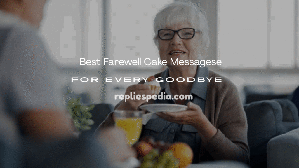Farewell Cake Messages