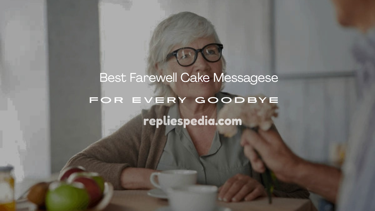 Farewell Cake Messages